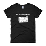 Women's ABA T-Shirt | The Rat is Never Wrong - Behavioral Swag